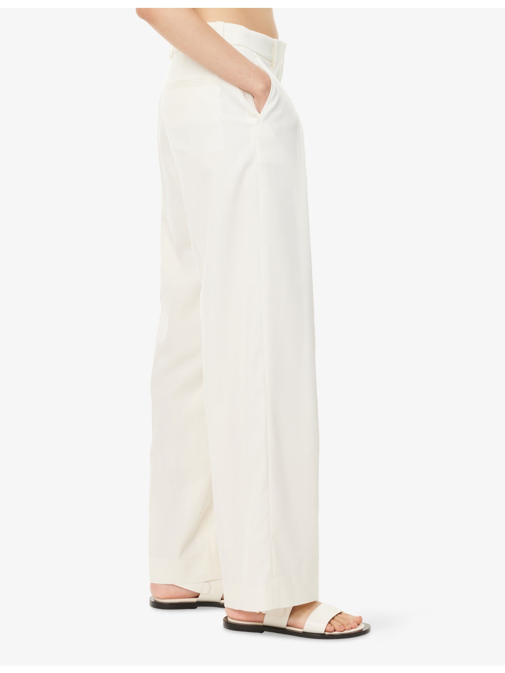 Daytona Pleated Wool Trousers - 3