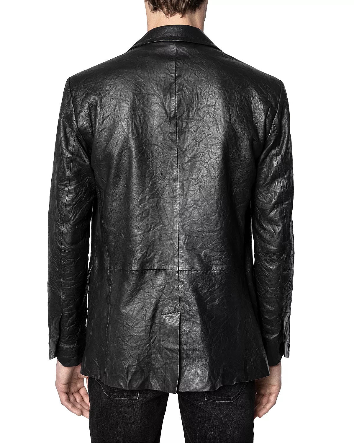 Valfried Crinkle Leather Jacket - 2