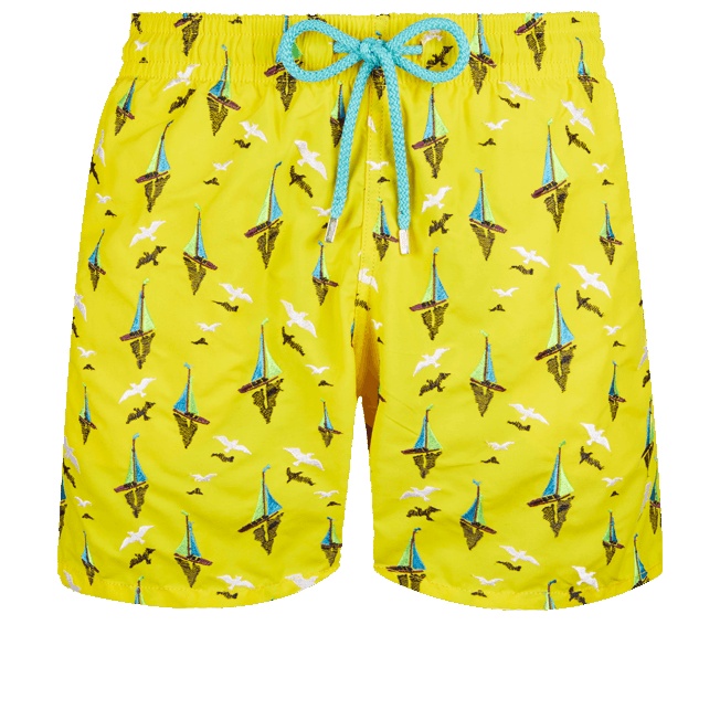 Men Swim Trunks Embroidered Bateaux sur l'eau - Limited Edition - 1