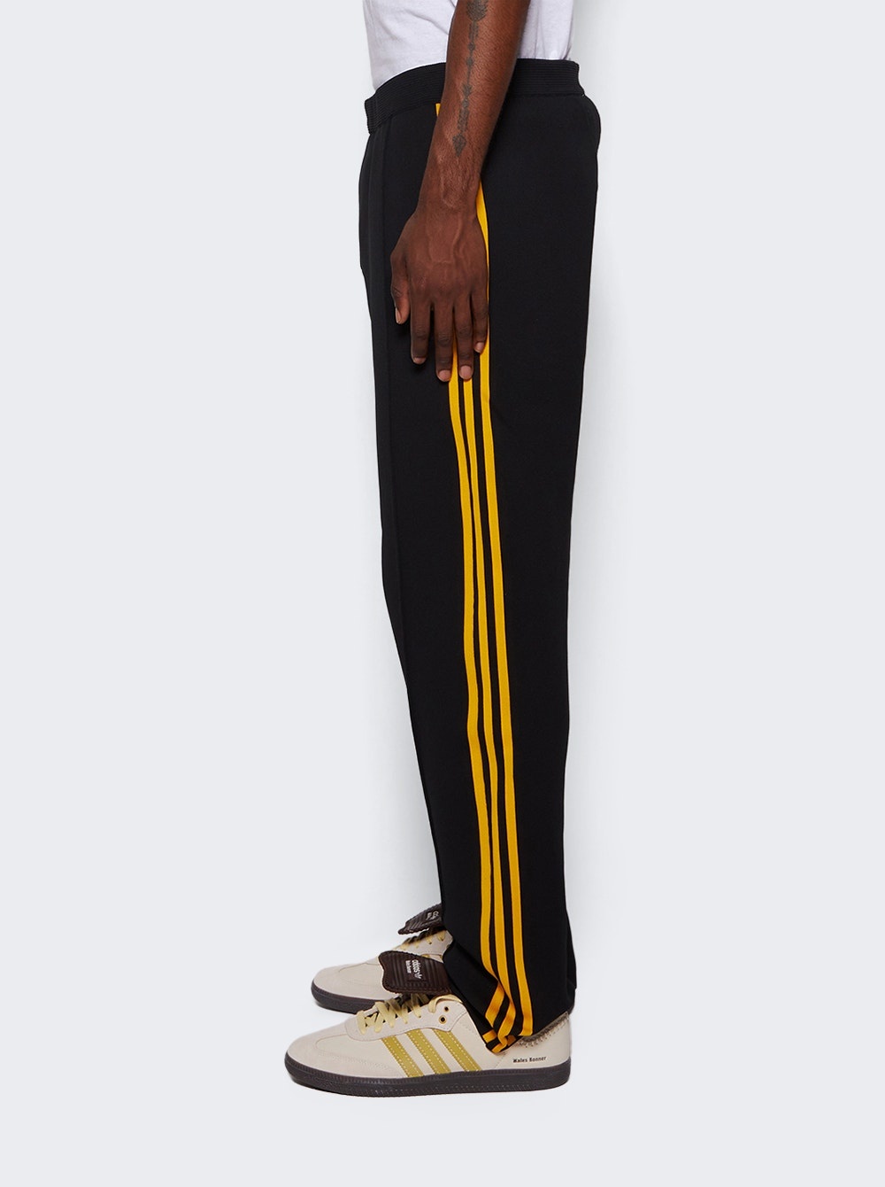 X Wales Bonner Knit Track Pants Black - 4