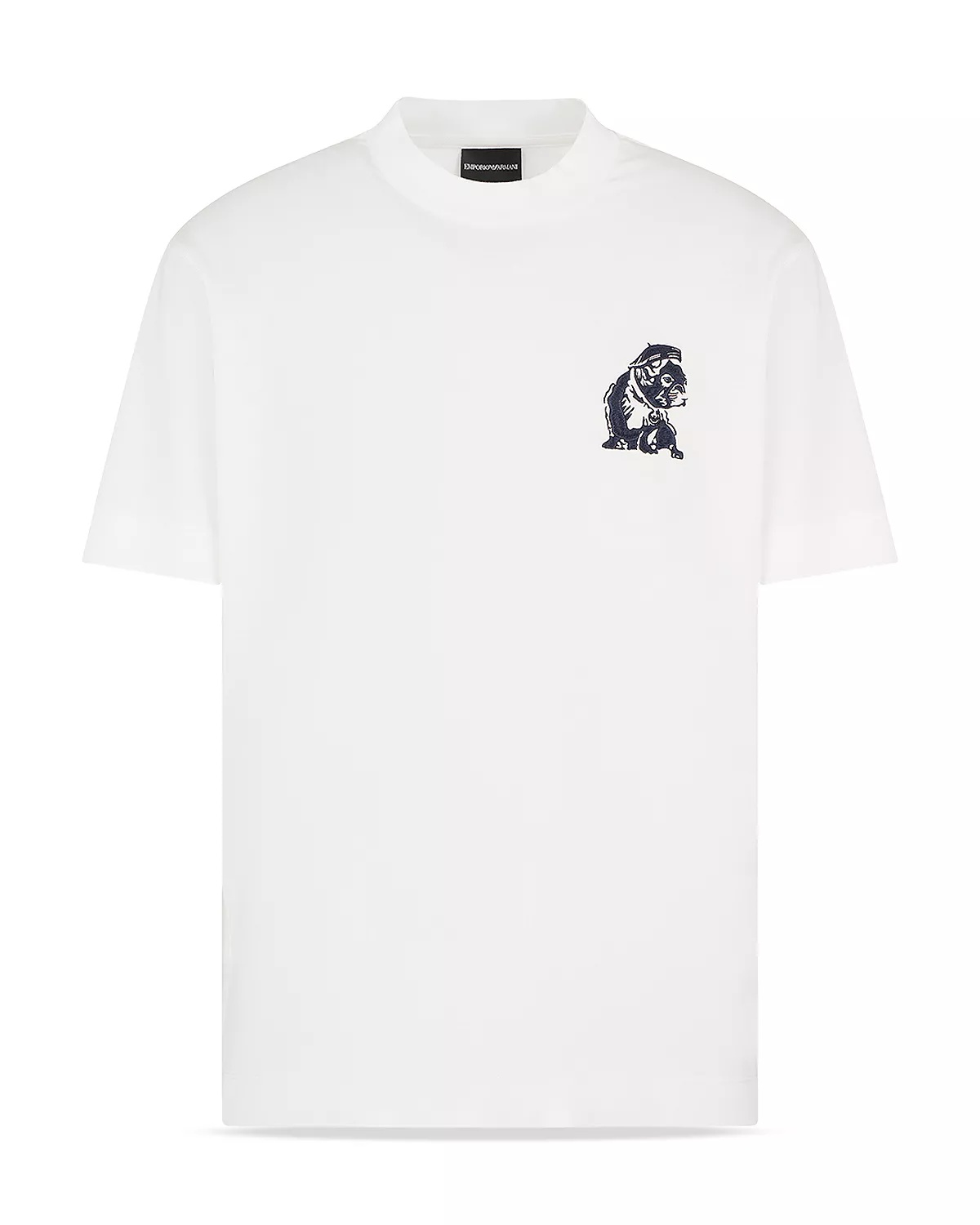 Embroidered Bulldog Tee - 6