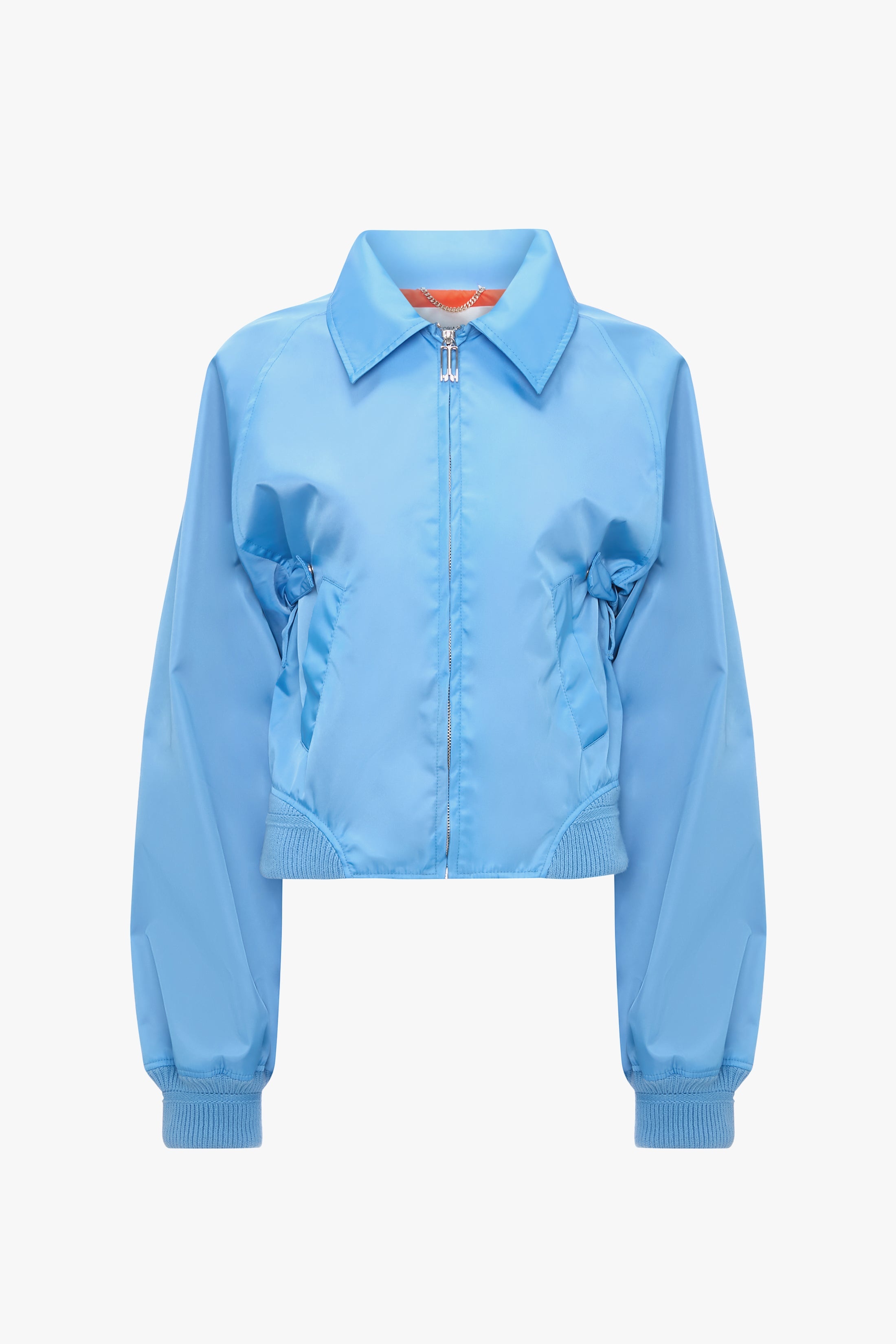 Harrington Bomber Jacket In Regatta Blue - 5