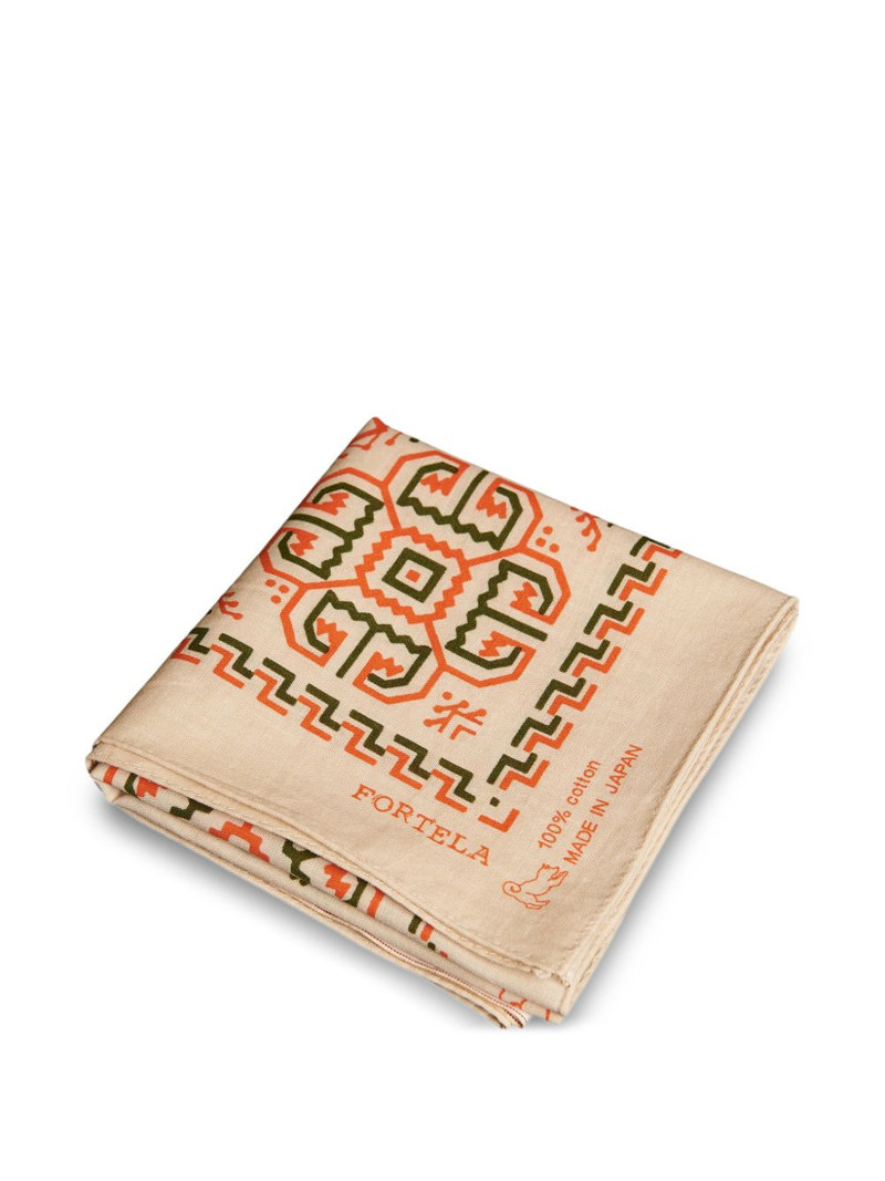 FORTELA Ikara-printed cotton bandana outlook
