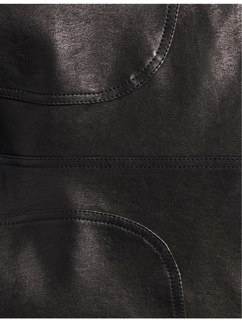 Hollywood High-Rise Leather-Blend Leggings - 6