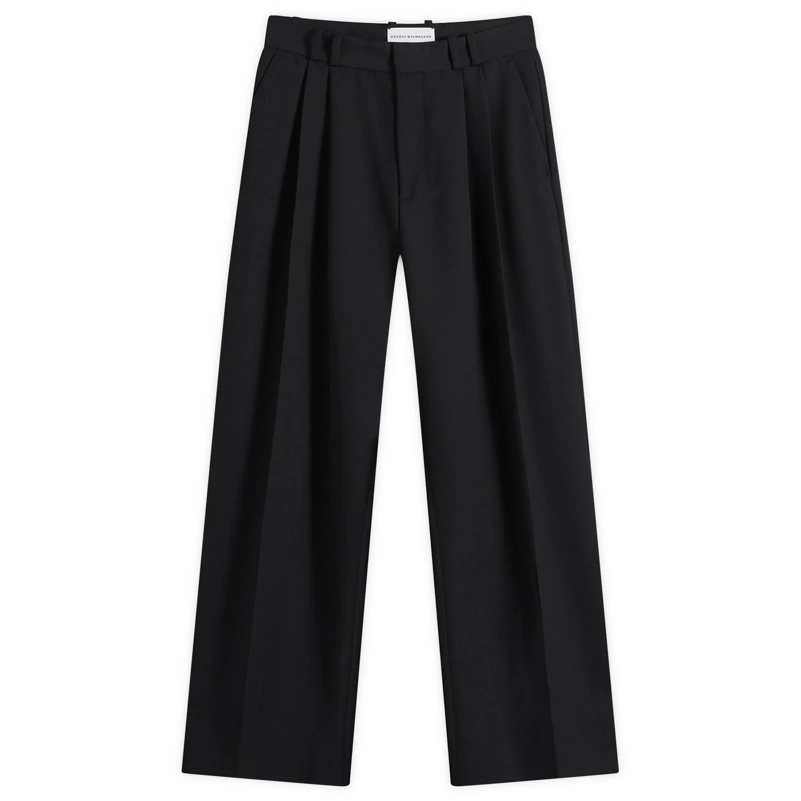 Studio Nicholson Line Tech Wool Pleated Trouser - 1