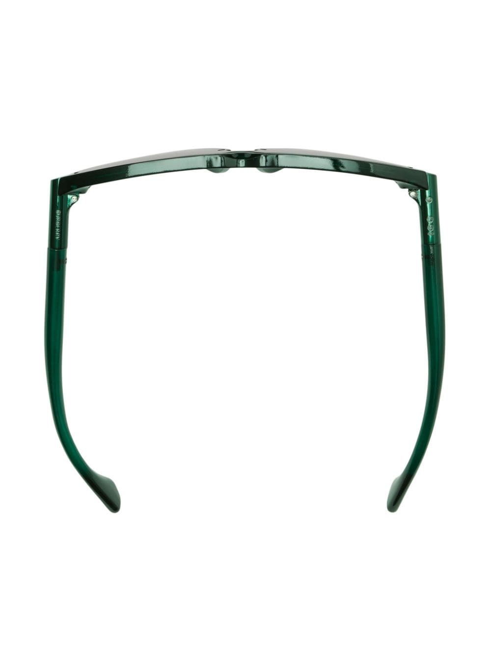 Tubular pilot-frame sunglasses - 6