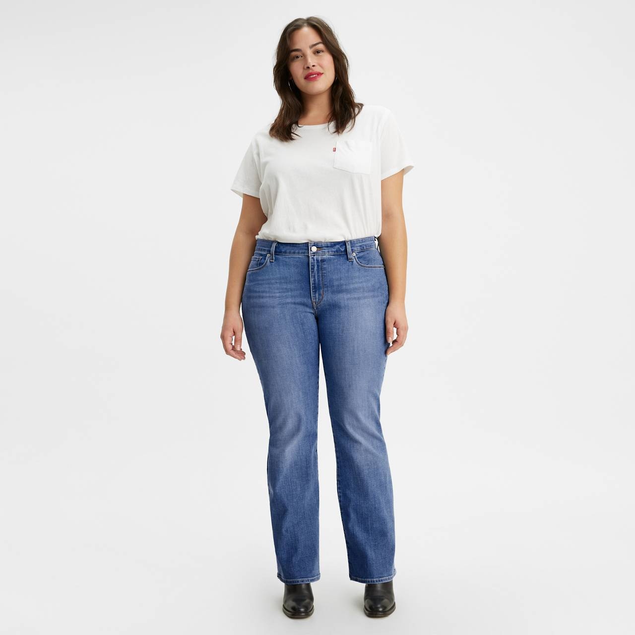 CLASSIC BOOTCUT WOMEN'S JEANS (PLUS SIZE) - 2