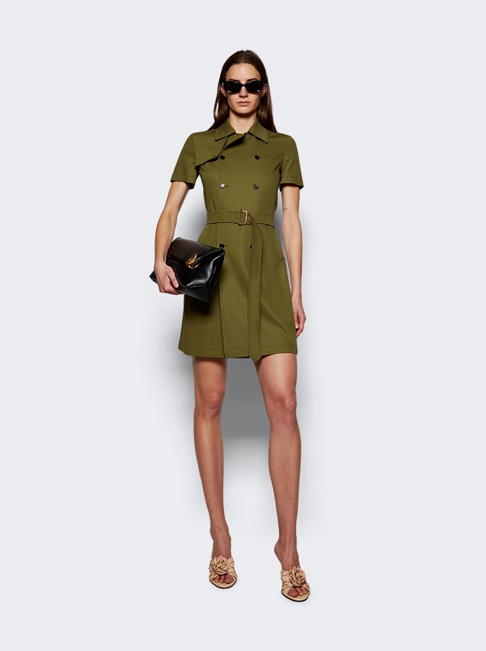 Trench Dress Kelp - 2