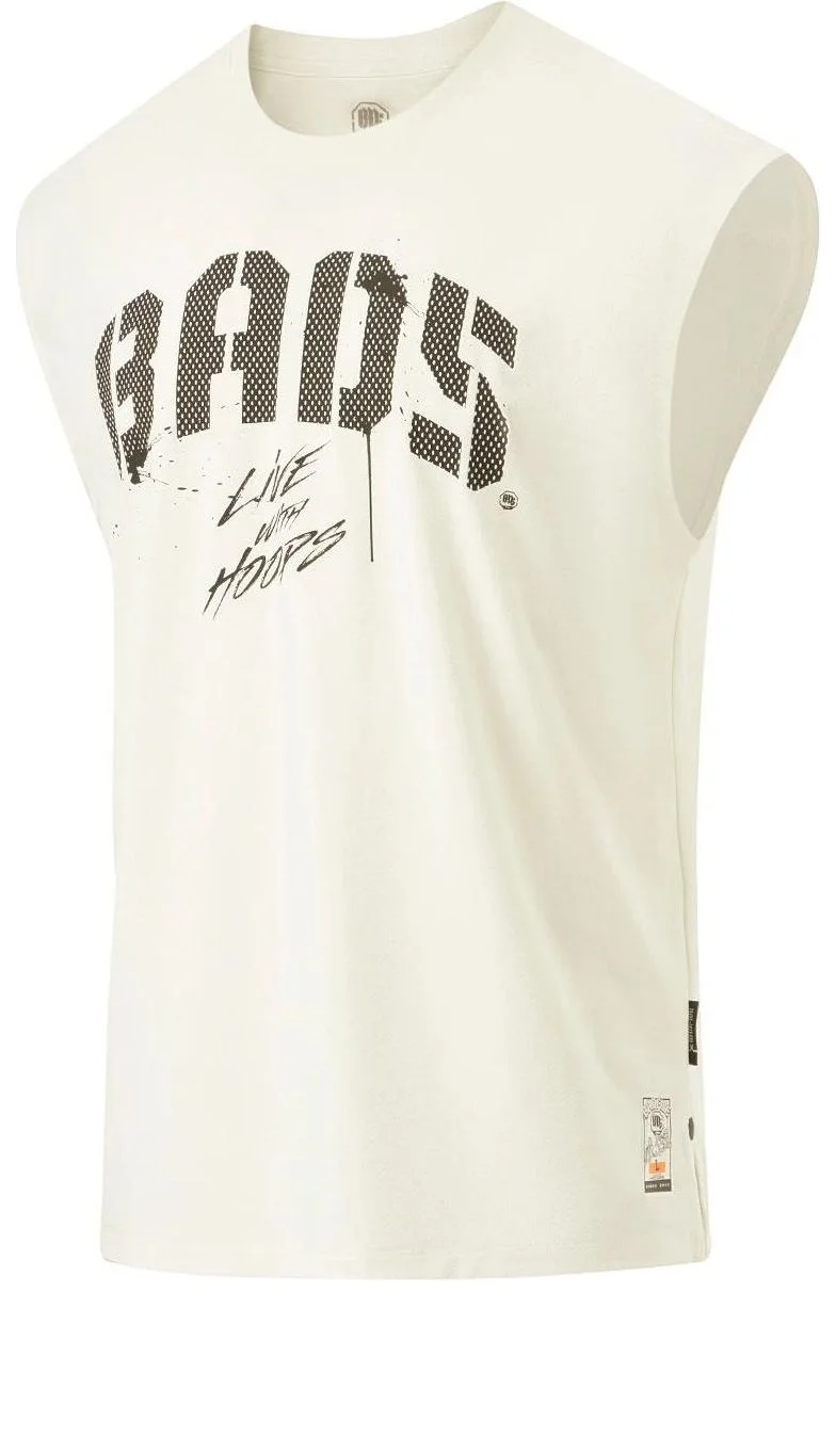 Li-Ning BadFive Graphic Basketball Tank 'Beige' AVSU435-4 - 1