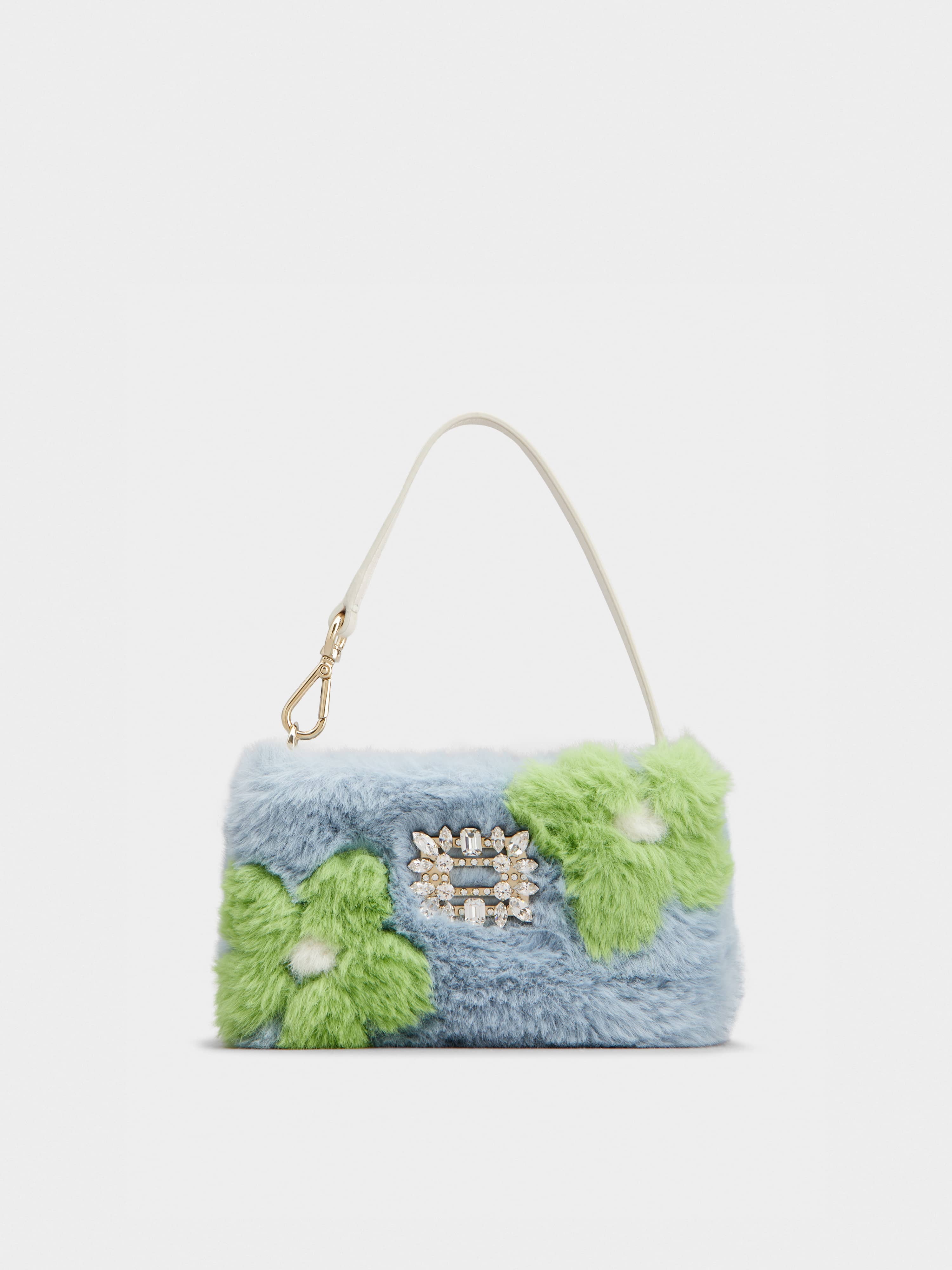 RV Nightlily Charm Micro Bag in Faux Fur - 1