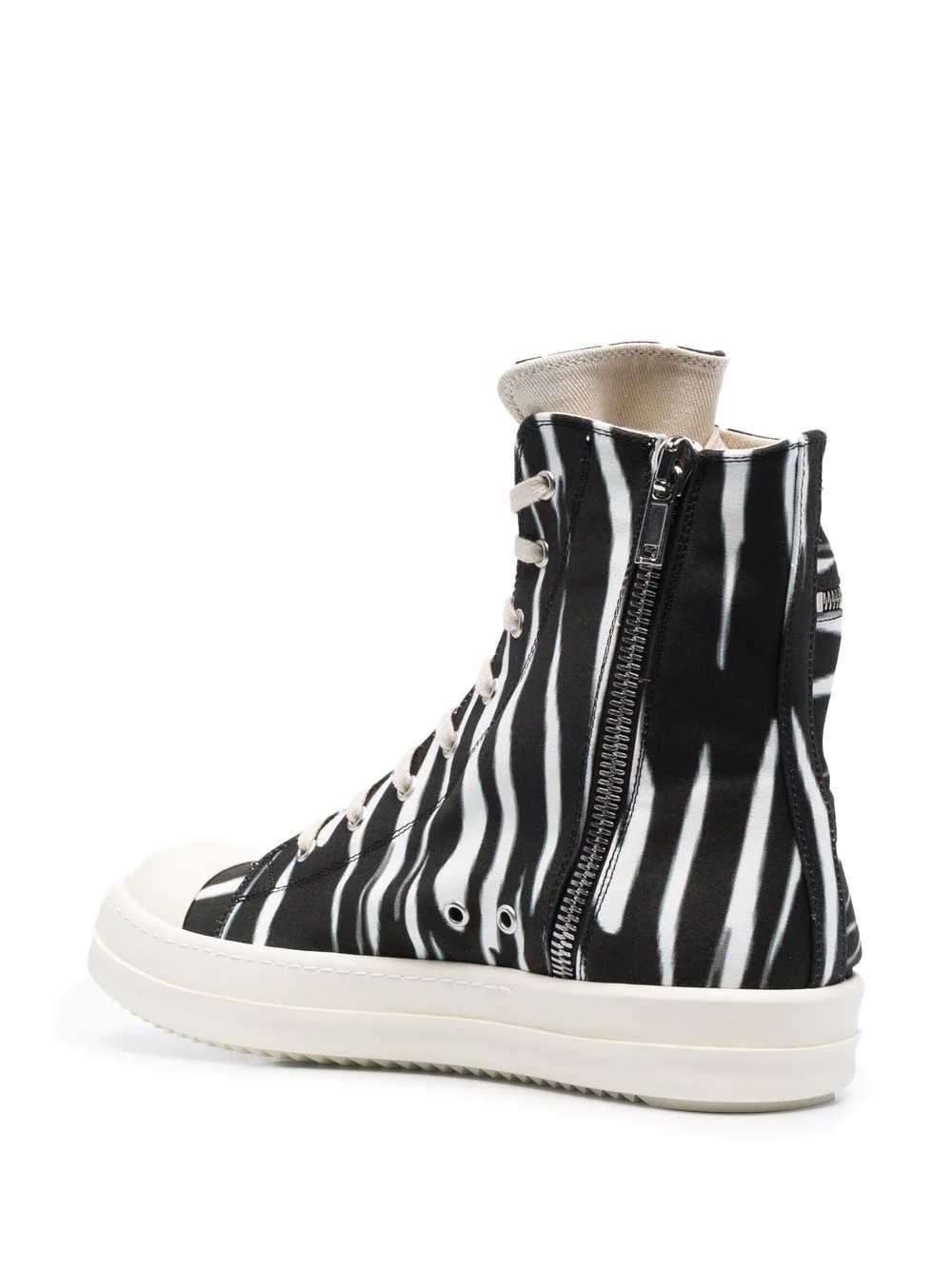 Cargo zebra-print sneakers - 3