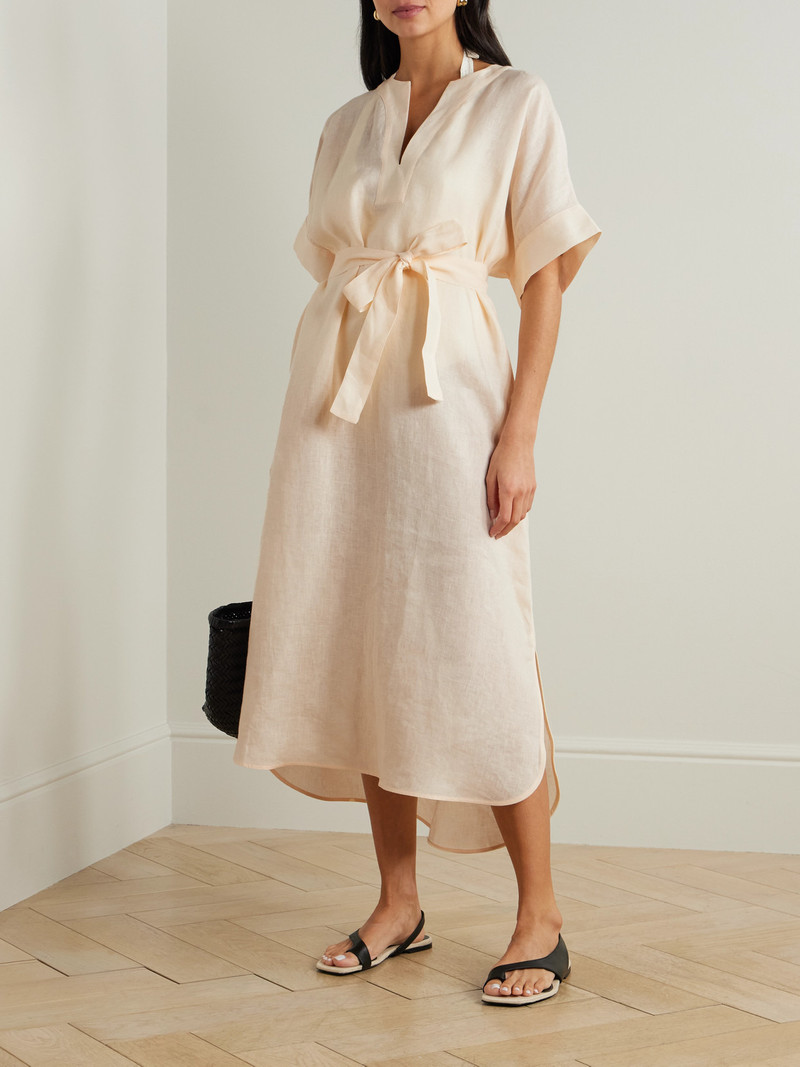 ERES Bibi 벨트 린넨 kaftan 베이지 outlook