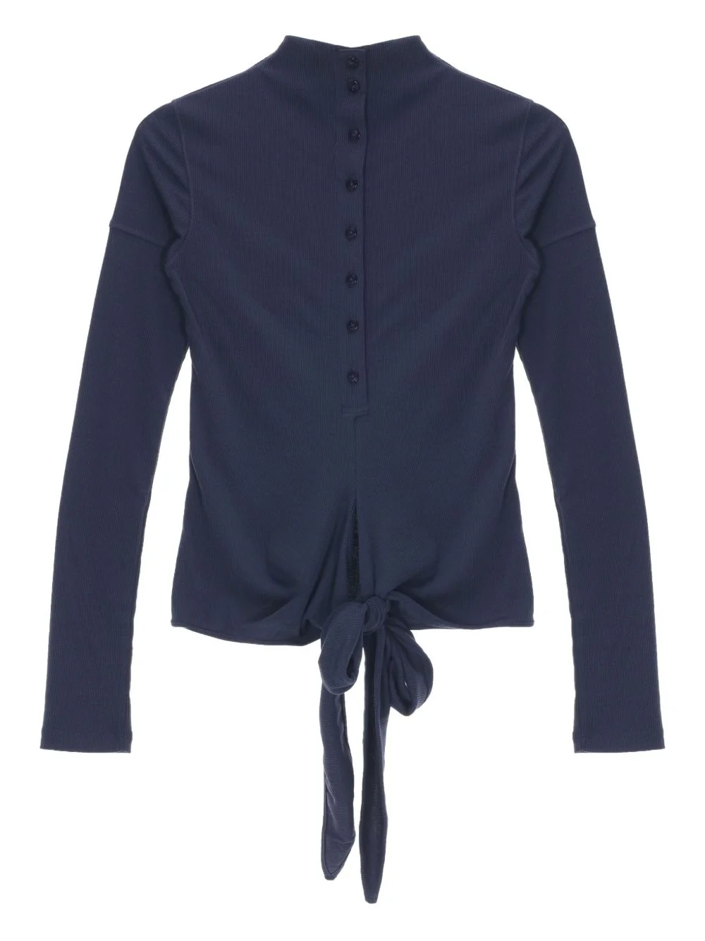 button wrap t-shirt - 1