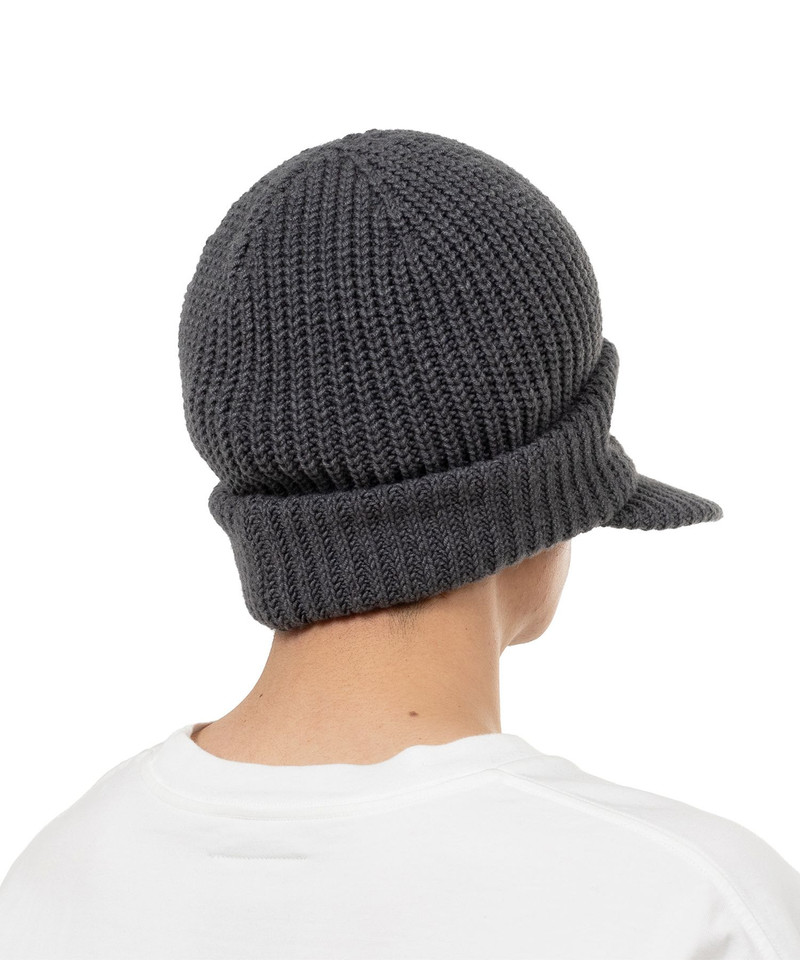 Masked Visor Knit Cap 13