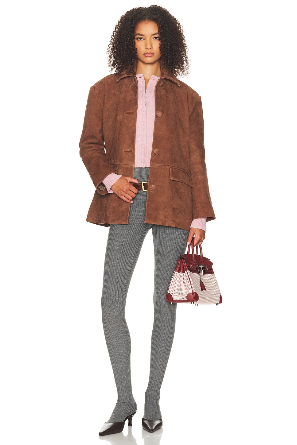 The Schoolhouse Jacket in Suede - 5