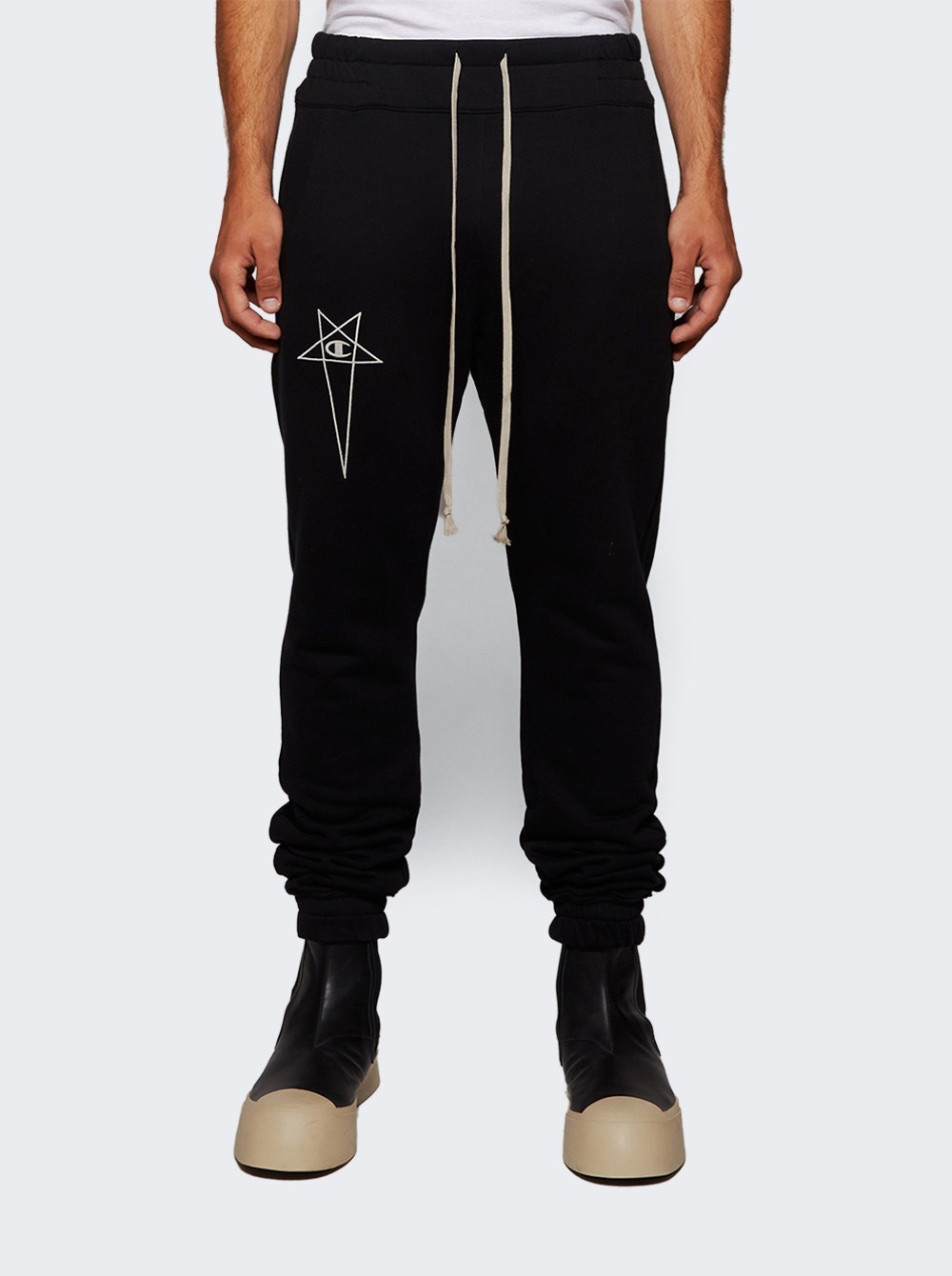 X  Champion Knitted Joggers Black - 2