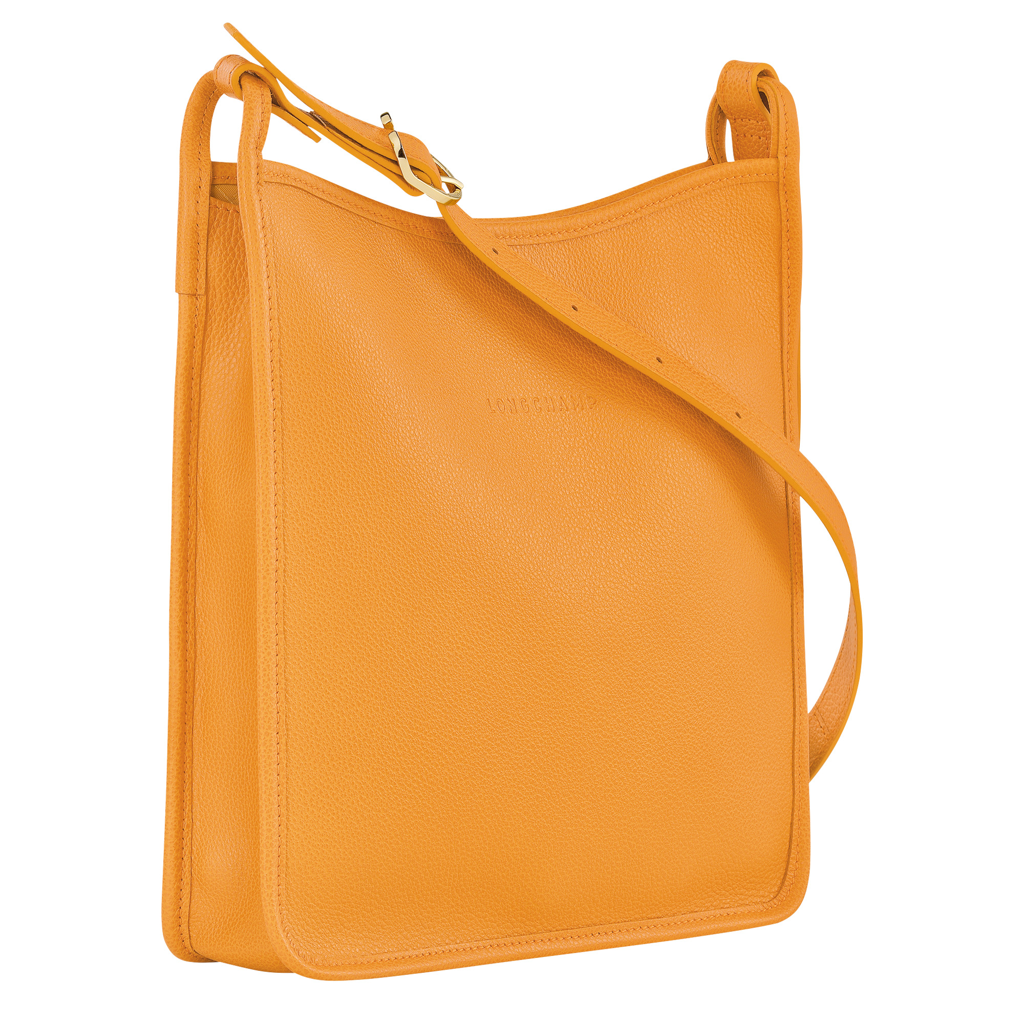 Le Foulonné M Crossbody bag Apricot - Leather - 3