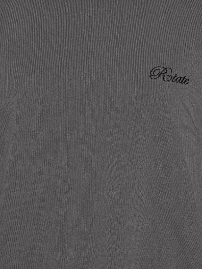 lacing crew-neck sweater 5