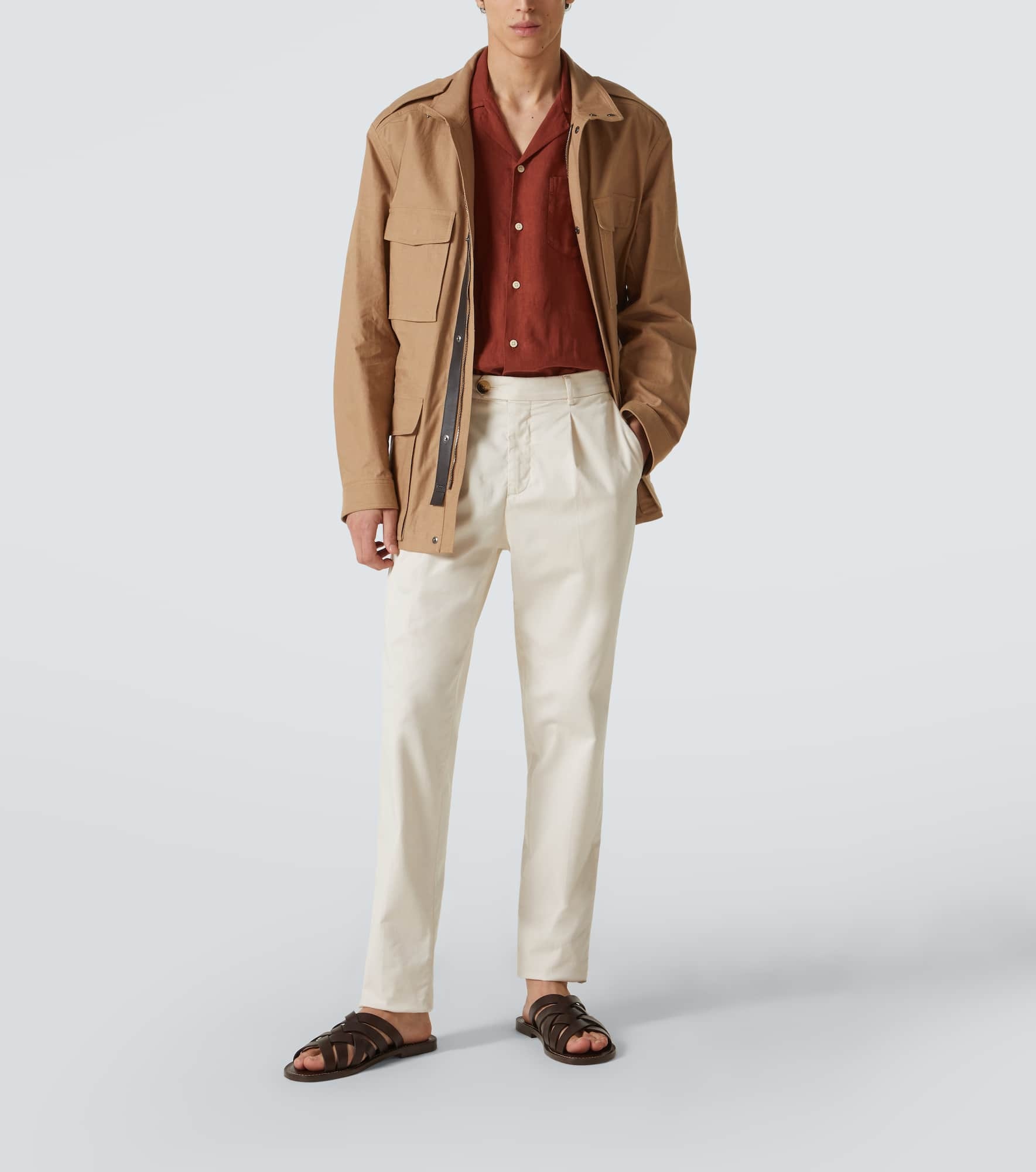 Linen field jacket - 2