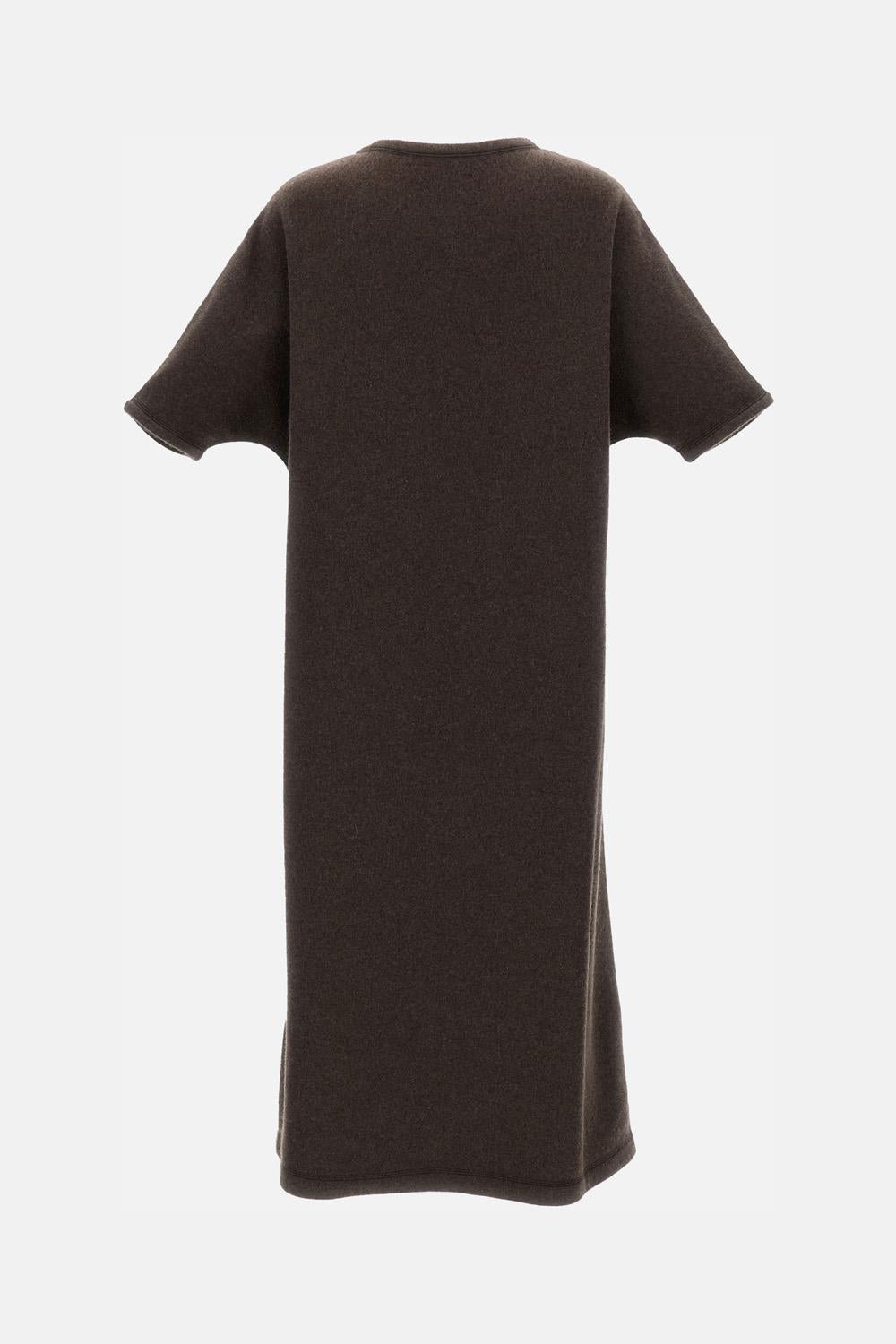 KNIT DRESS WITH CREW NECKLINE - 3