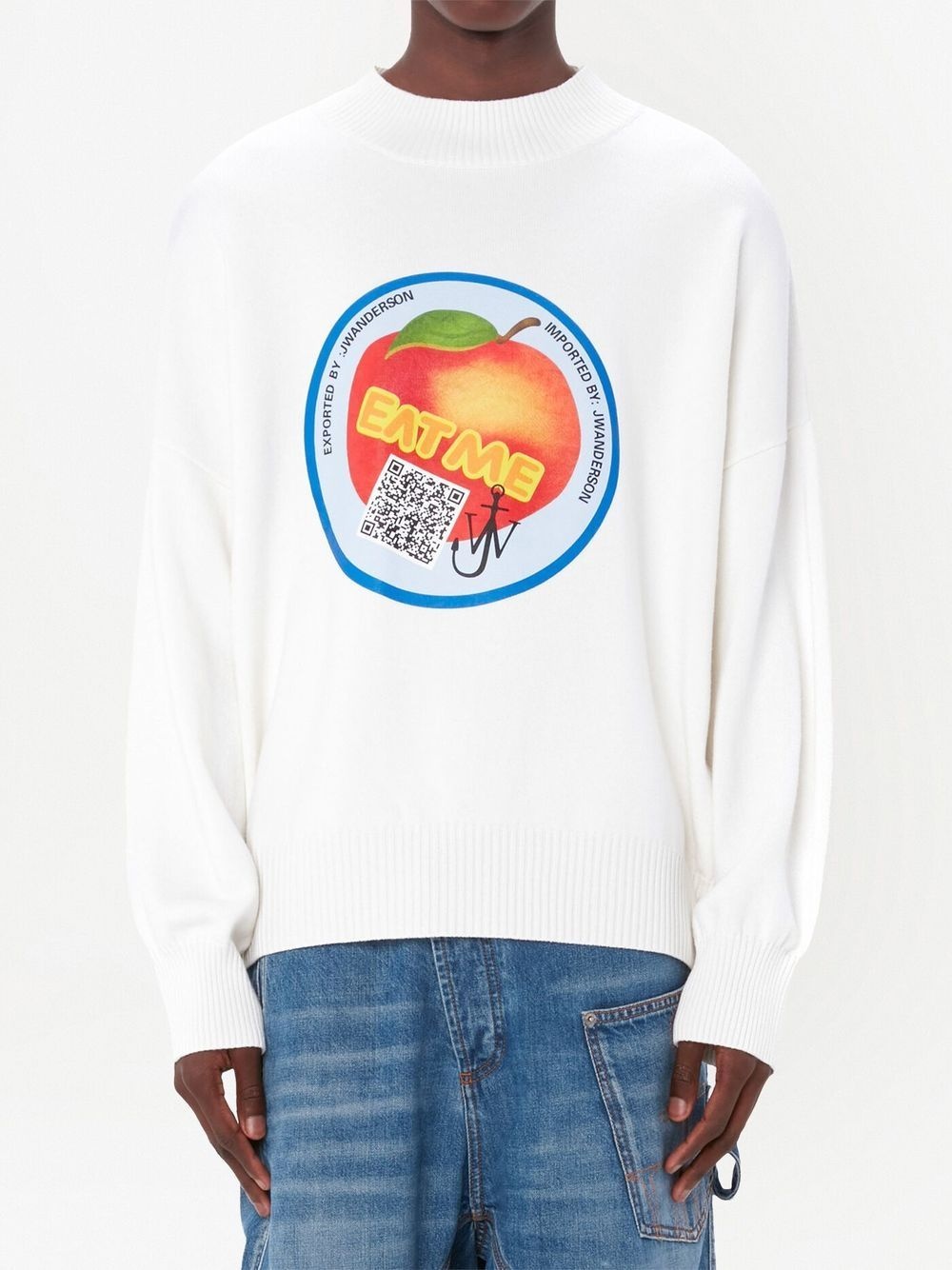 Eat Me print knit jumper - 4