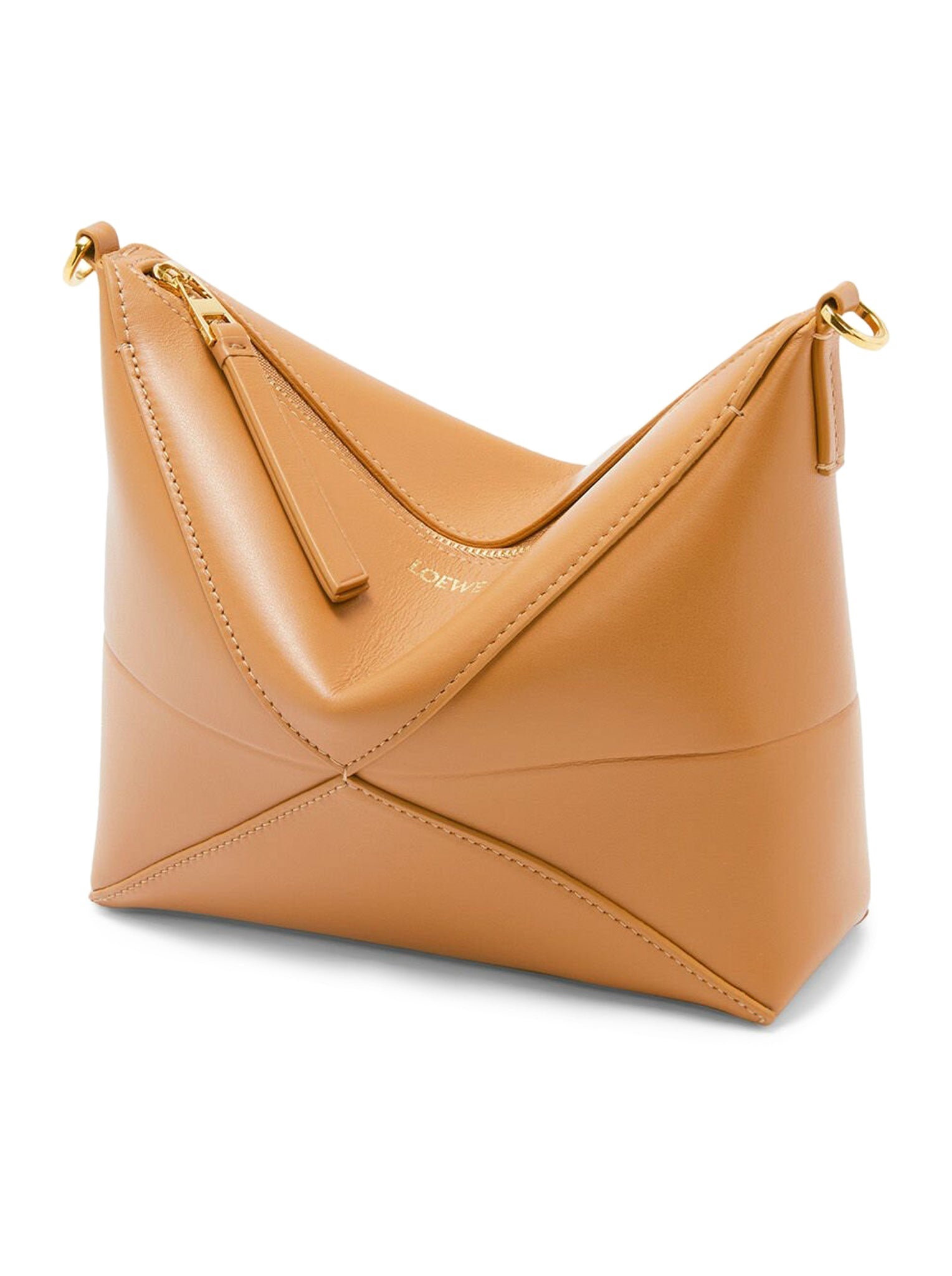 PUZZLE FOLD CLUTCH BAG IN SHINY CALFSKIN - 8