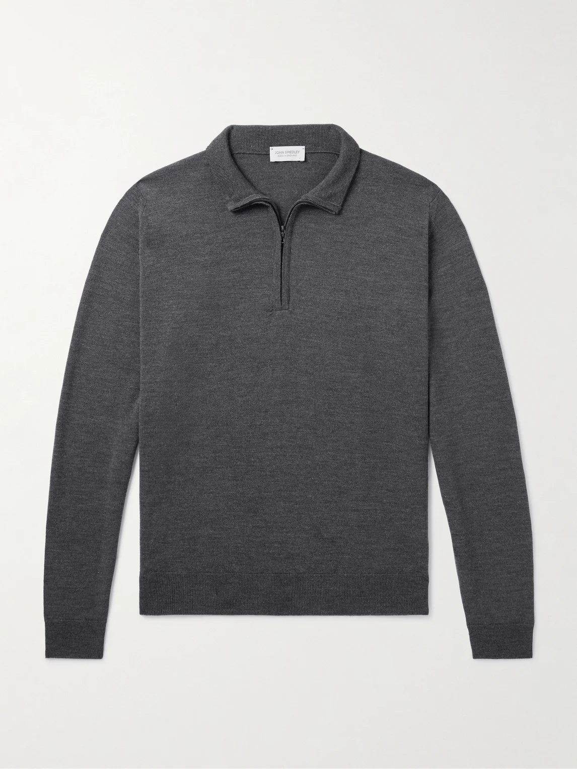 Tapton Slim-Fit Merino Wool Half-Zip Sweater - 1