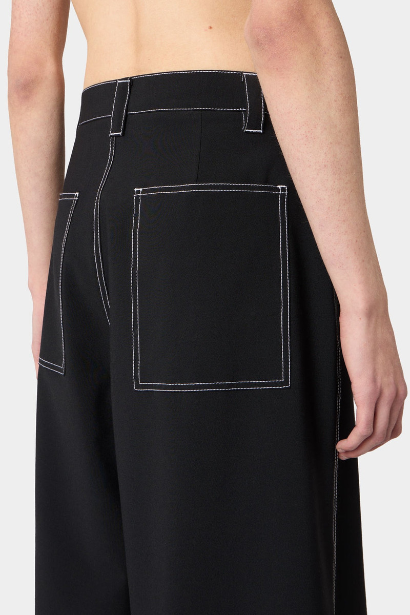 SHORT LARGO PANTS / black 3