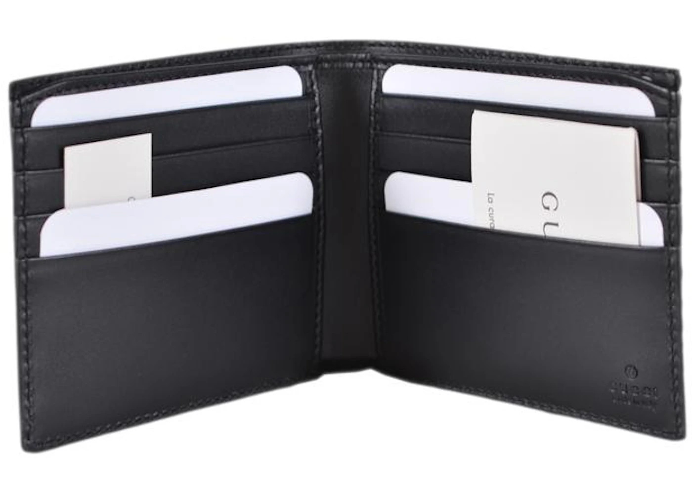 Gucci Bifold Wallet GG Supreme Web Black - 3