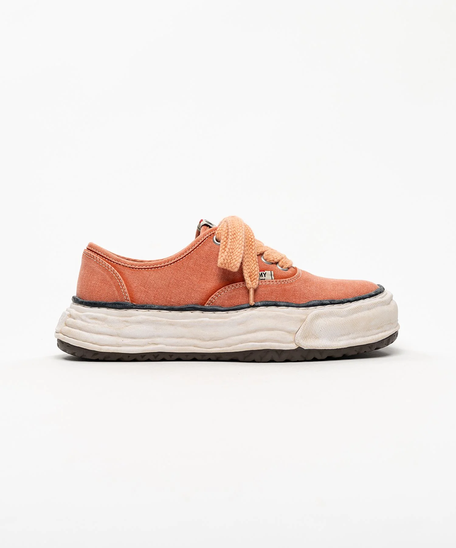 "BAKER 26" OG Sole Bleached Canvas Low-top Sneakers - 1