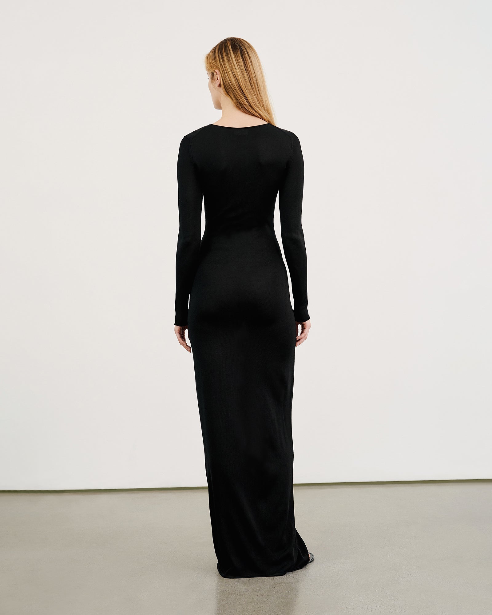 CAPER KNITTED DRESS - 4