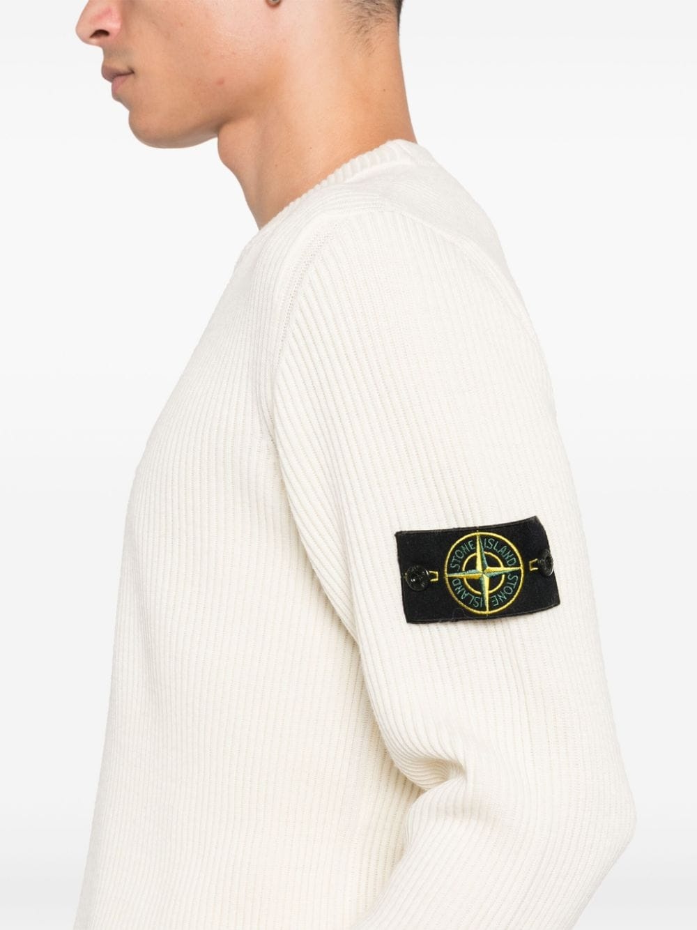Compass-badge sweater - 5