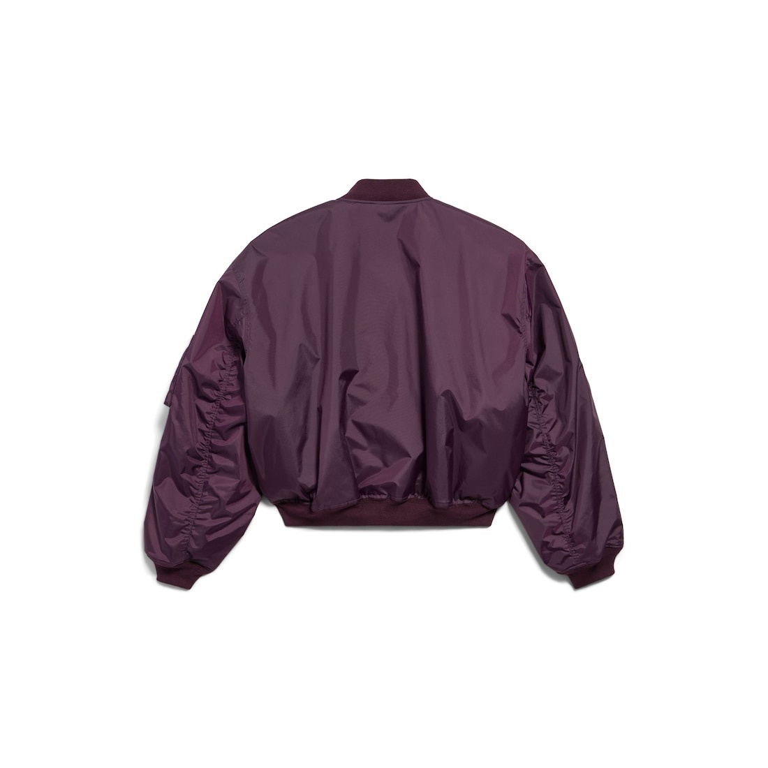 Bomber Jacket Large Fit in Dark Purple - 7