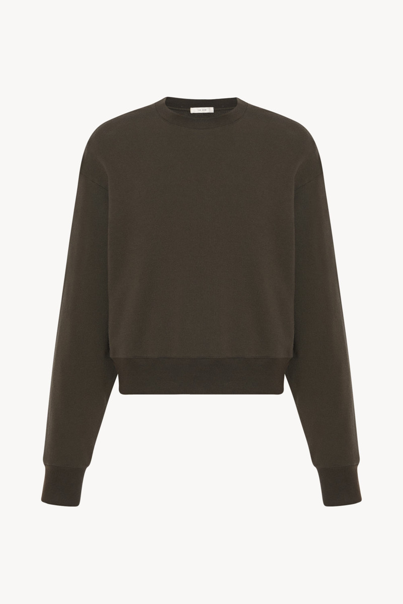 Saston Sweatshirt in Cotton and Cashmere 1
