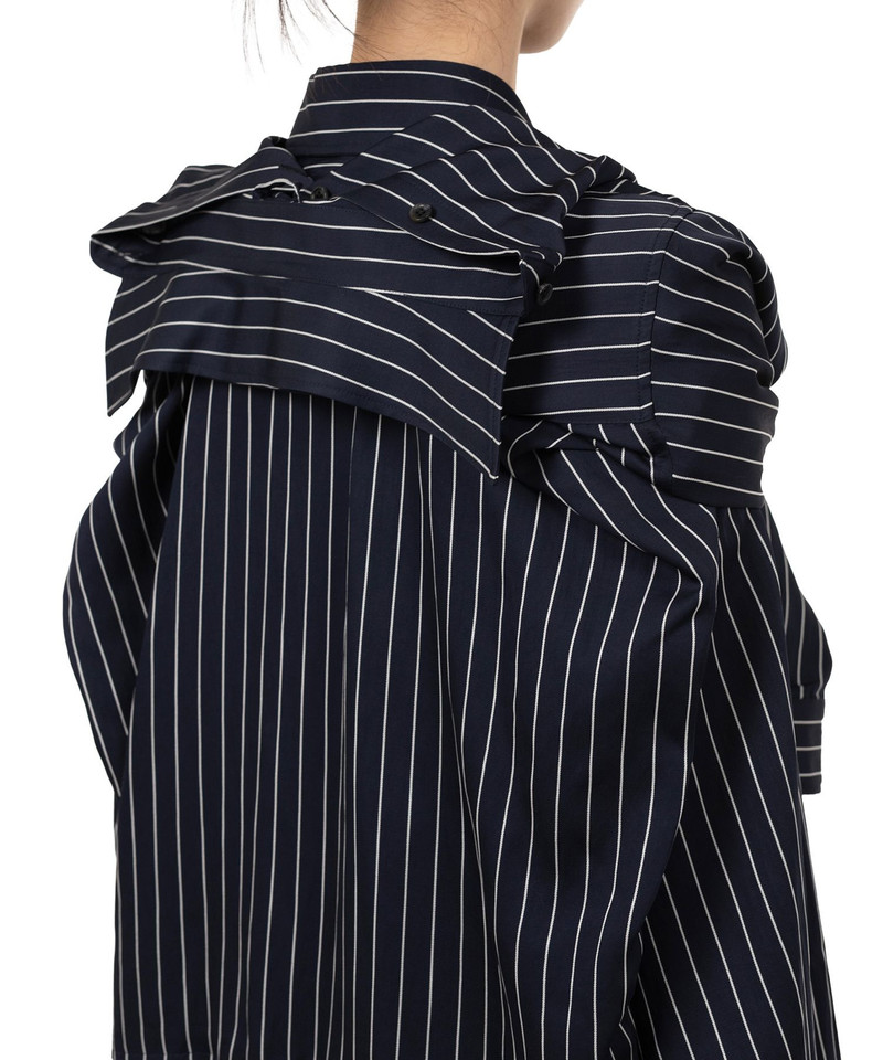 Sleeve Layered Stripe Shirt 18