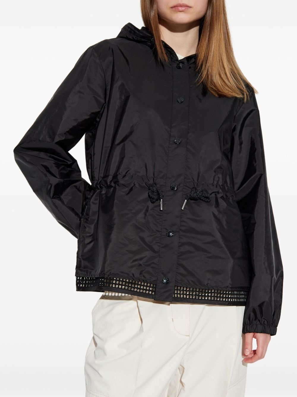 crochet-trim jacket - 3