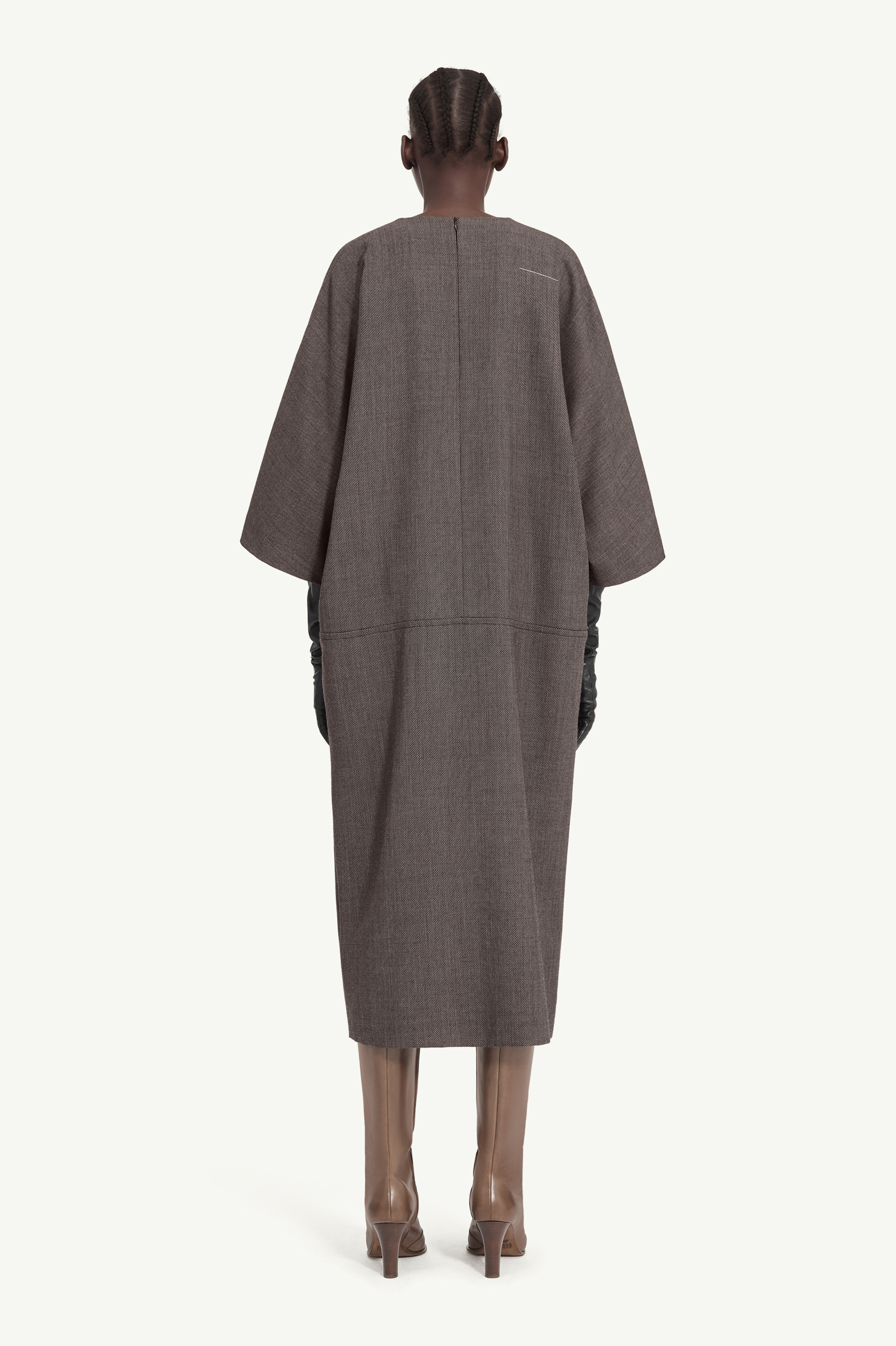 Tweed midi dress - 4