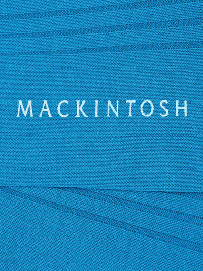 Mackintosh BRIGHT TURQUOISE FIL D'ECOSSE 5X3 RIBBED SOCKS outlook