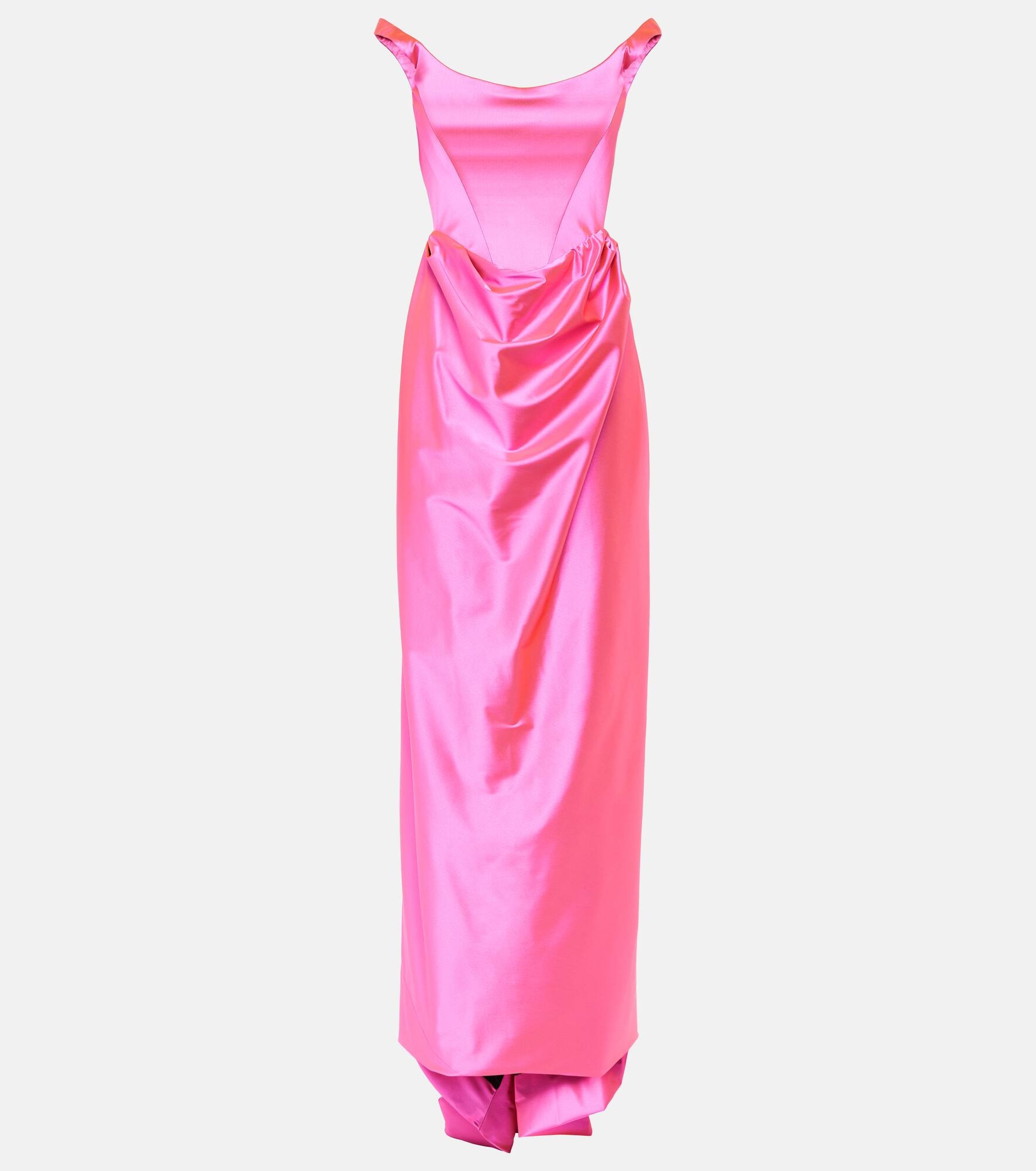 Camille satin gown - 1