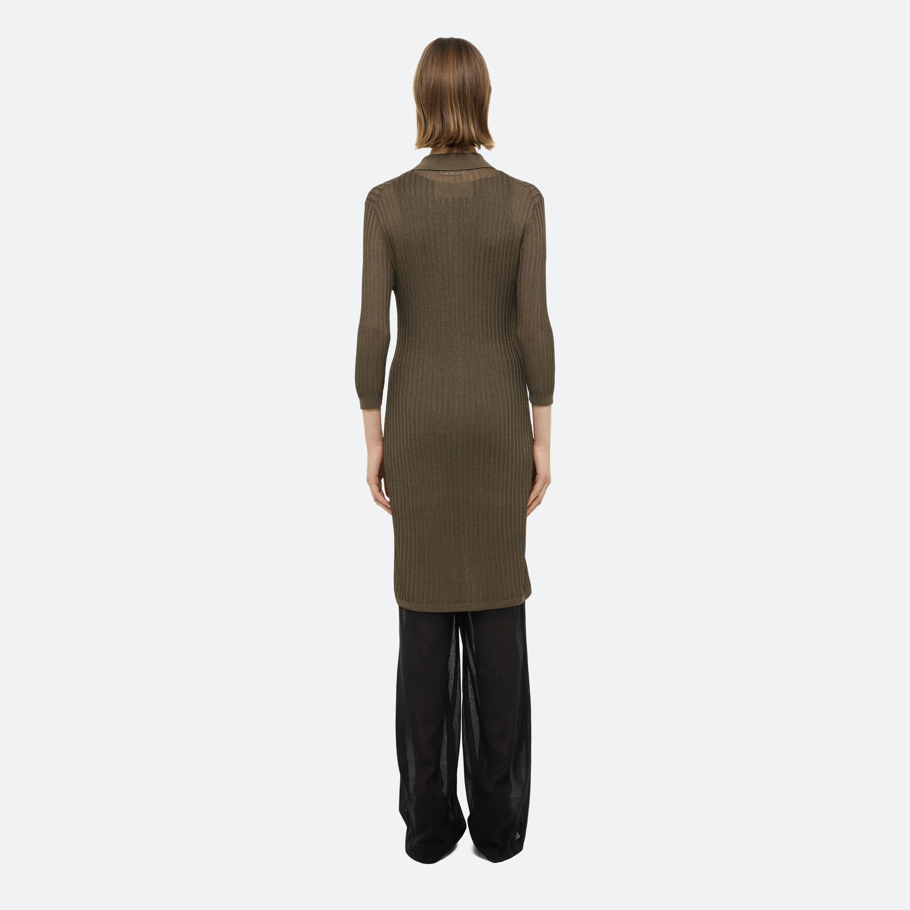 POINTELLE POLO DRESS - 5