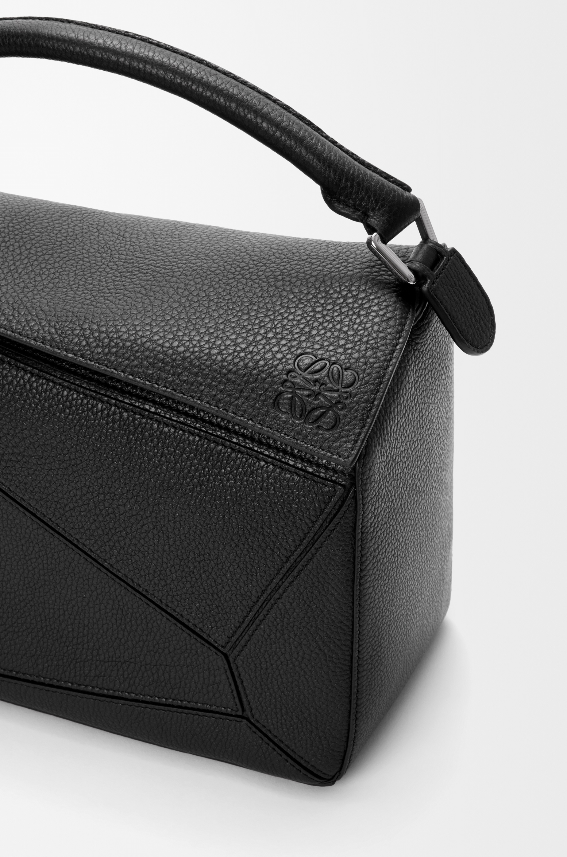 Large Puzzle bag in supple grained calfskin - 8