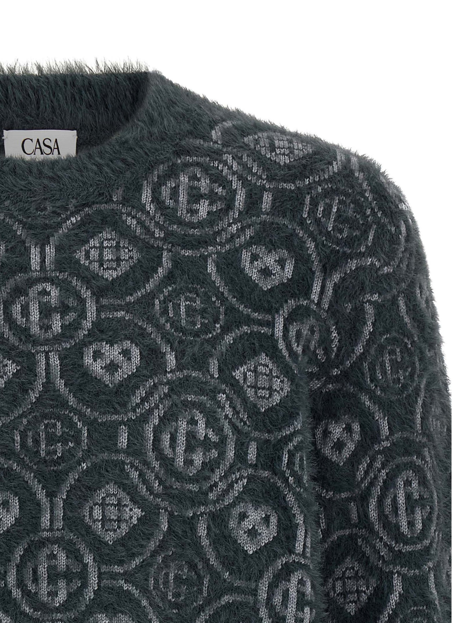 Casablanca Men 'Fluffy Monogram' Sweater - 3