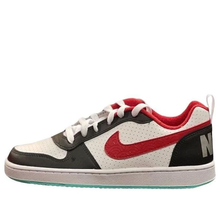 (WMNS) Nike Court Borough Low Sneakers White/Red/Black DQ5354-161 - 1