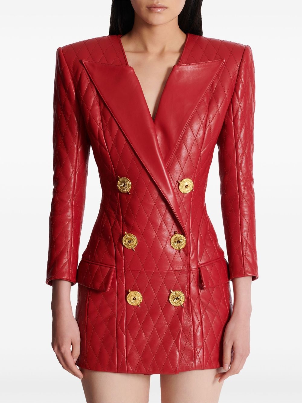 quilted mini dress - 5