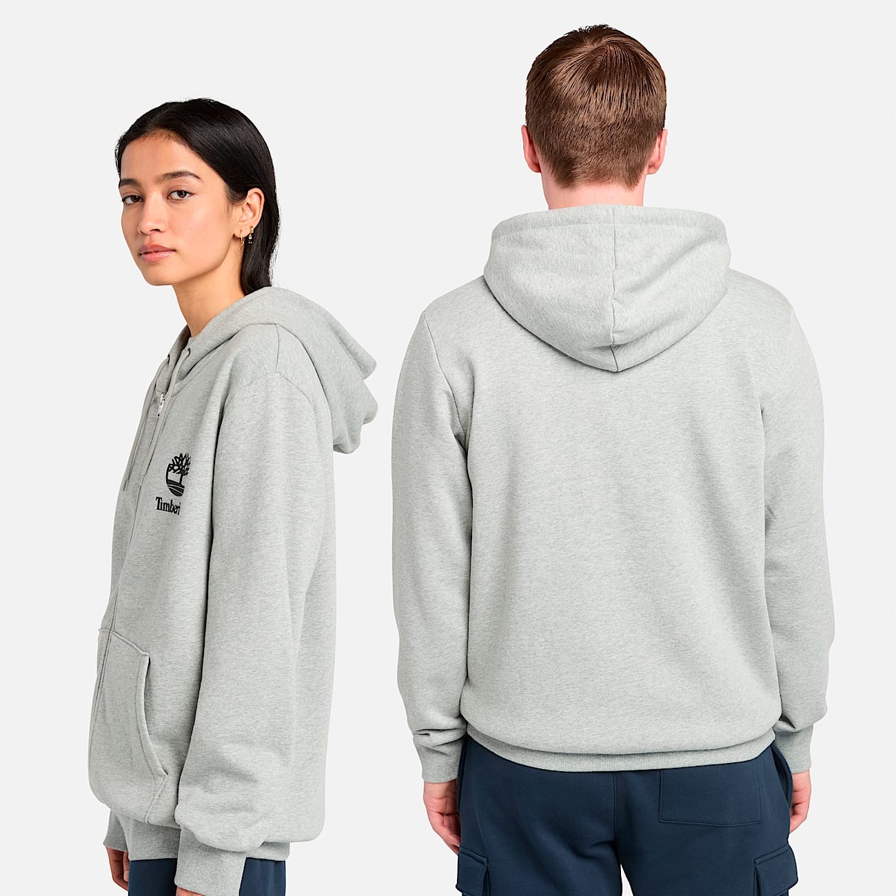 Print Stack Logo Full-Zip Hoodie - 3