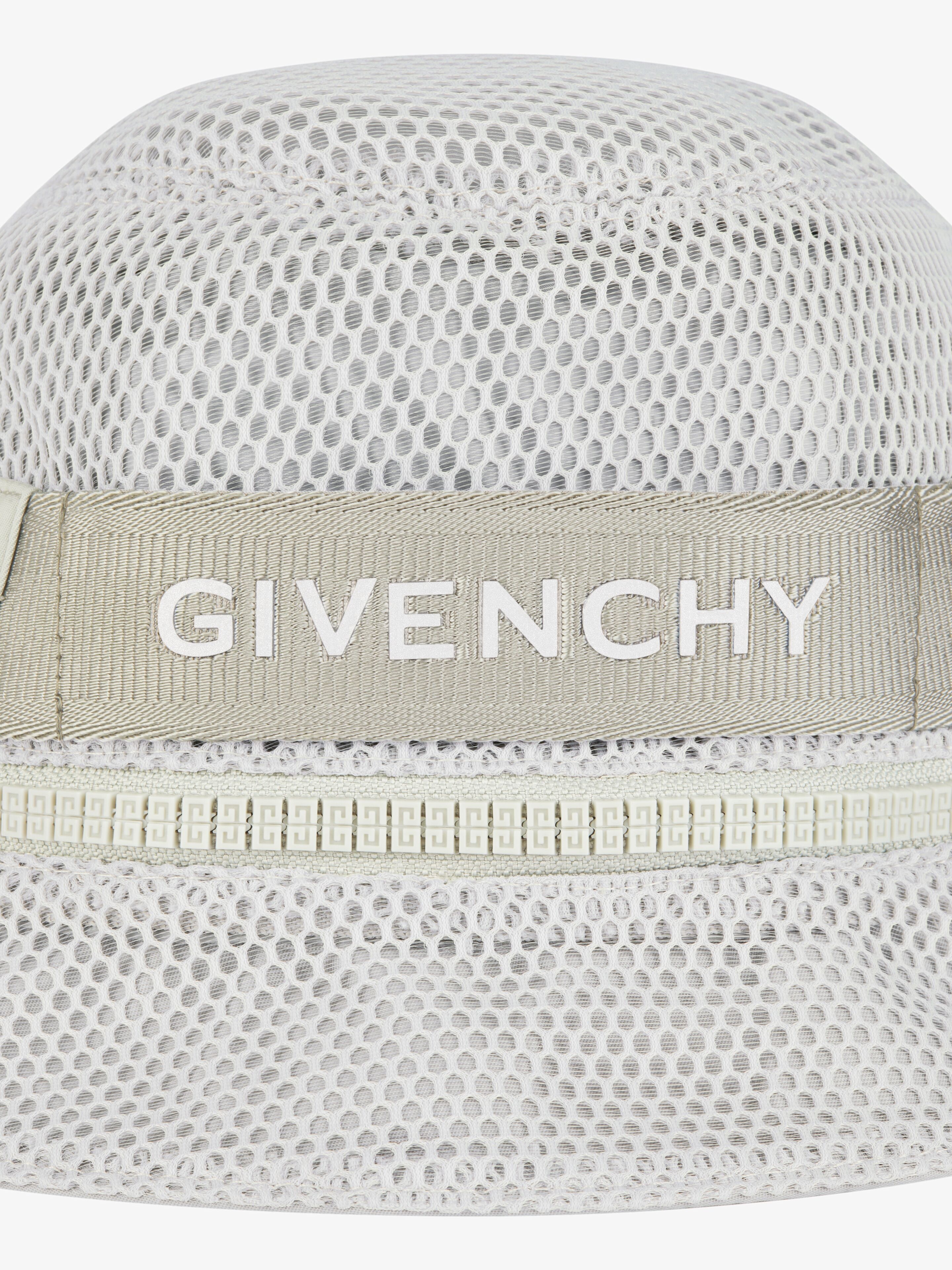 GIVENCHY BUCKET HAT IN MESH WITH ZIP - 2