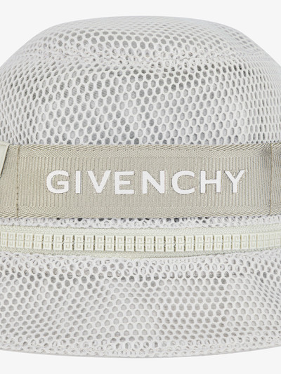Givenchy GIVENCHY BUCKET HAT IN MESH WITH ZIP outlook