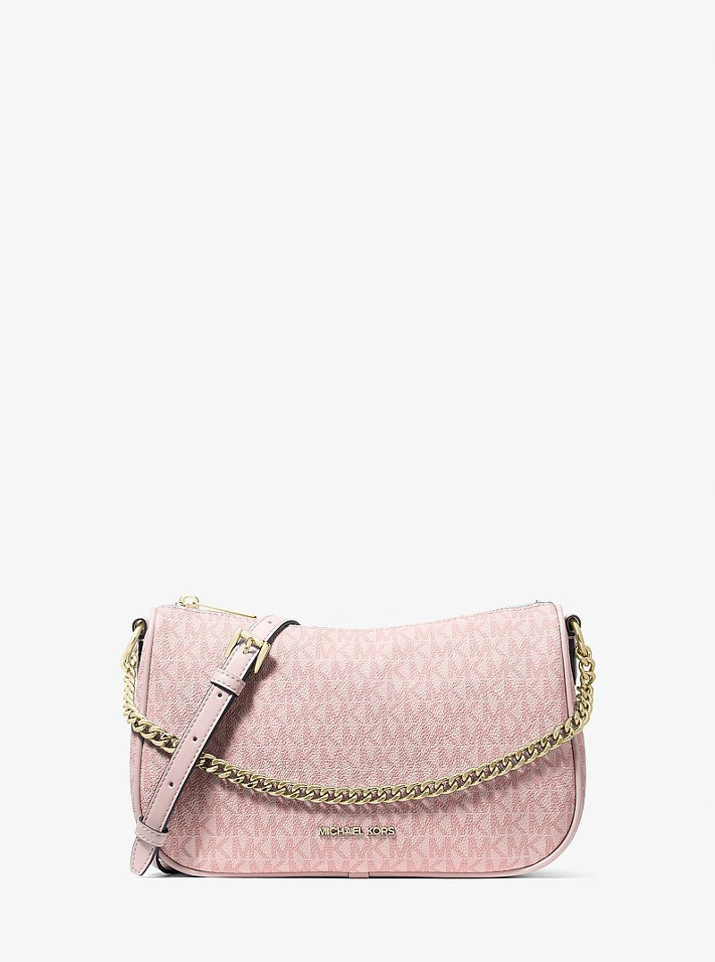Carmela Medium Signature Logo Convertible Crossbody Bag 1