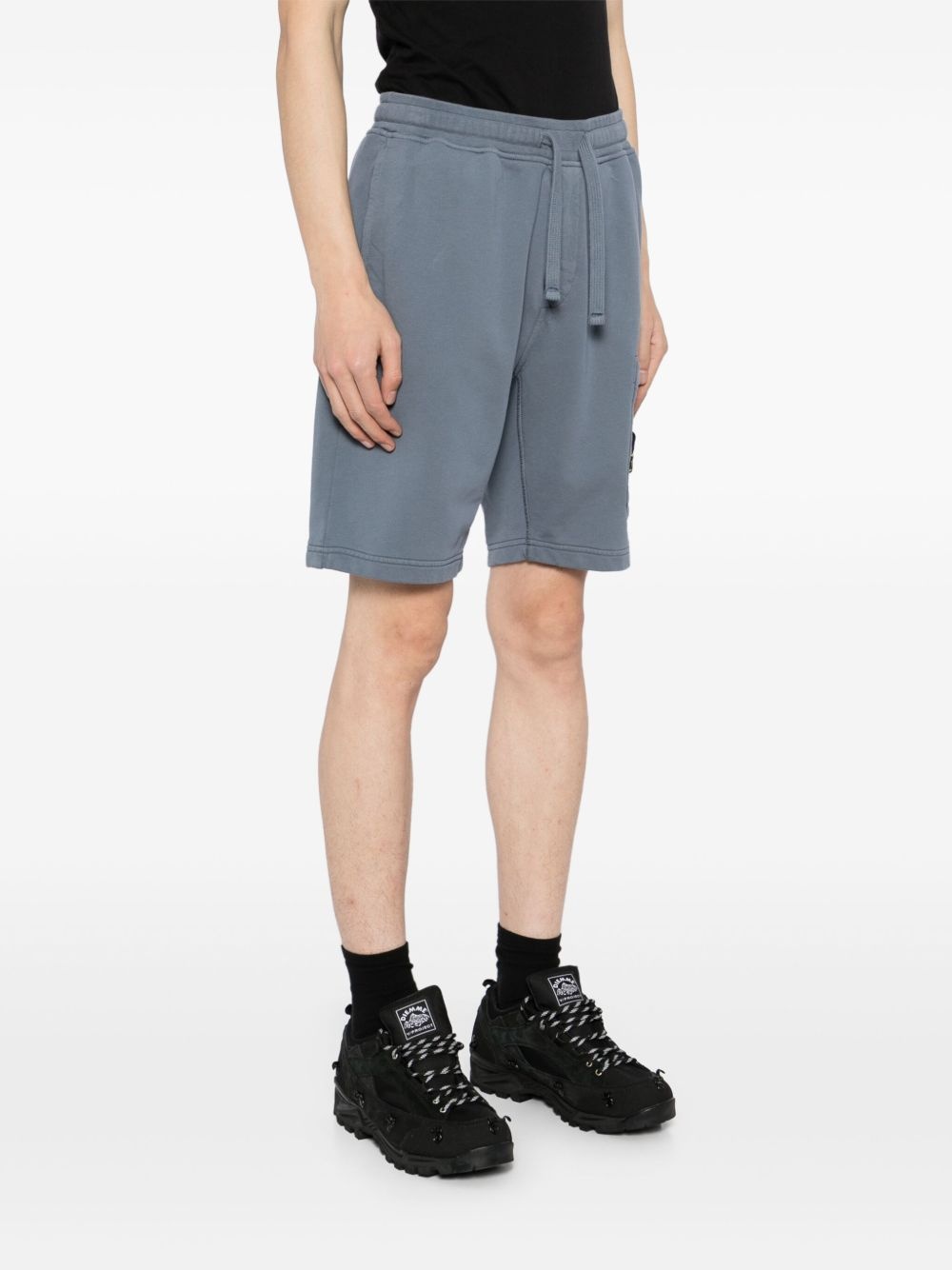 garment-dye logo shorts - 3