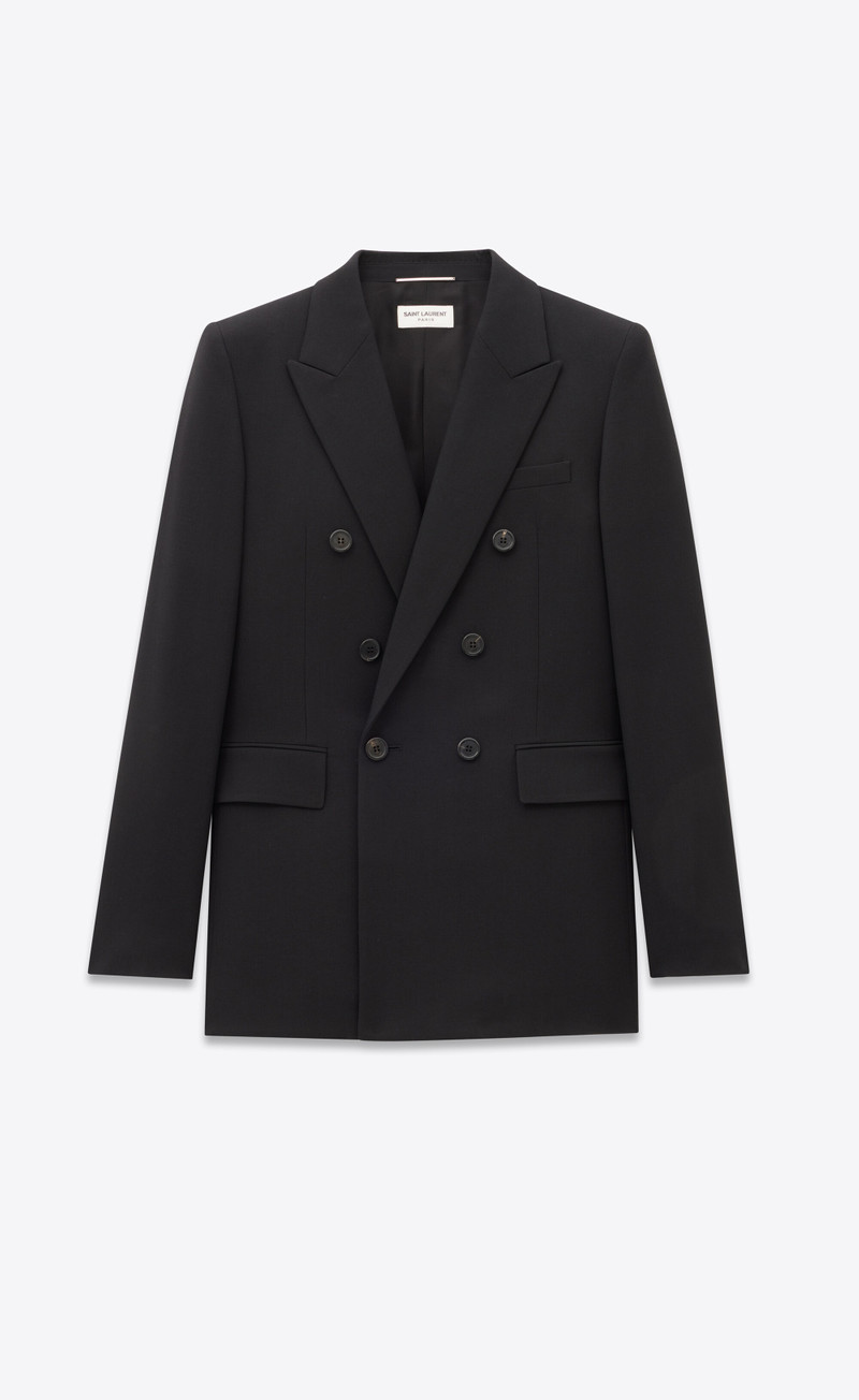 jacket in wool gabardine - 1